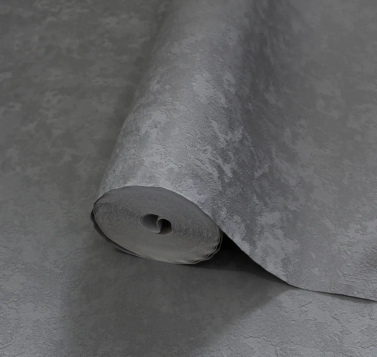 Gray Embossed Wallpaper – Understated Shimmer (24112-3)